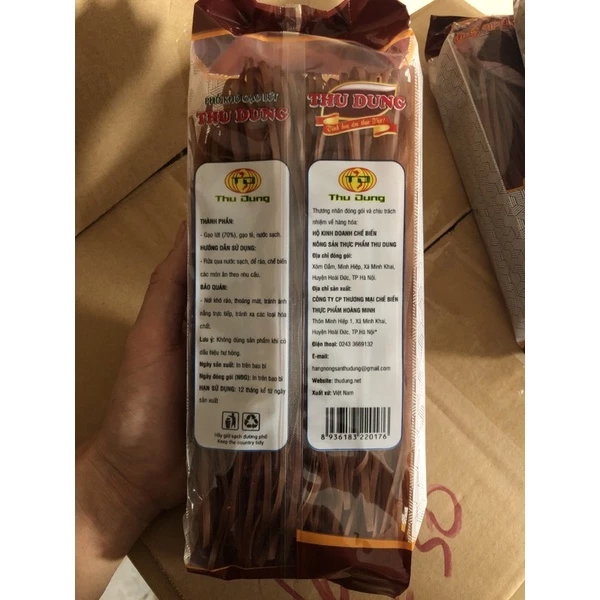 Phở khô gạo lứt Thu Dung 250g 6