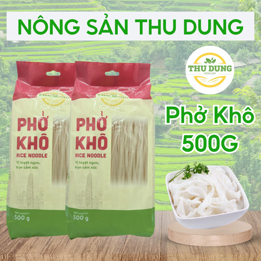 Phở Khô Ăn Liền Thu Dung 500g 2