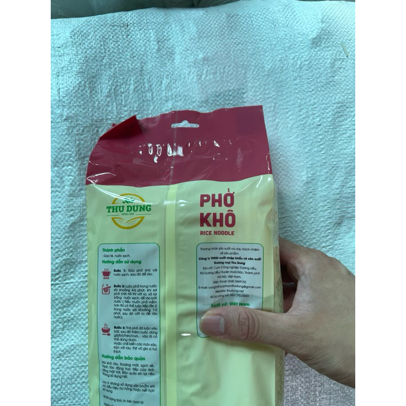 Phở Khô Ăn Liền Thu Dung 500g 7